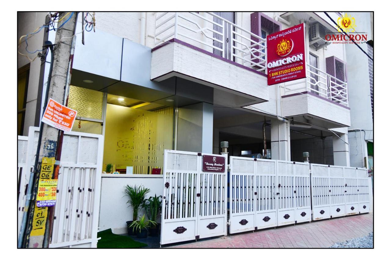 Hotel Omicron 1 Bhk Studio Room Bangalore Buitenkant foto