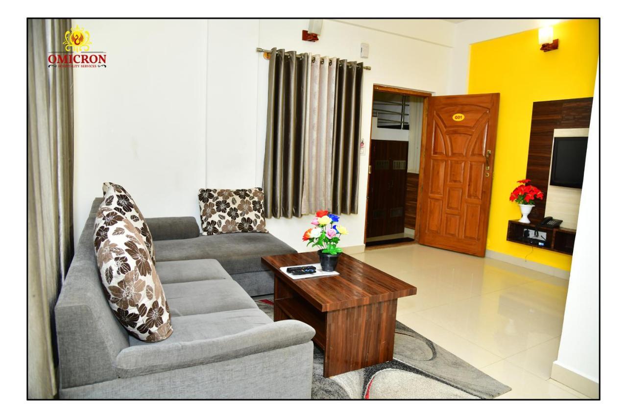 Hotel Omicron 1 Bhk Studio Room Bangalore Buitenkant foto